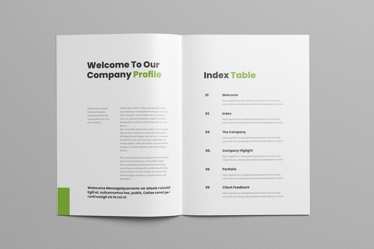 Company Profile, a Brochure Template by Pixelpick (Photo 2 of 9)