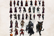 Hallowmere Halloween RPG characters, a Seasonal Illustration by ThatsDesignArt (Thumbnail 14 of 17)