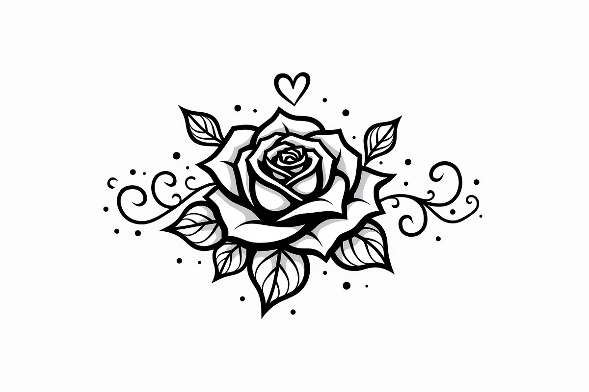 Elegant Rose Flower Bundle, an Illustration by Gfx_Store (Photo 7 of 9)