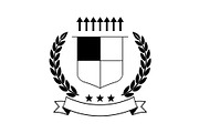 Shield Silhouette Vector Set, an Illustration by balal (Thumbnail 8 of 9)