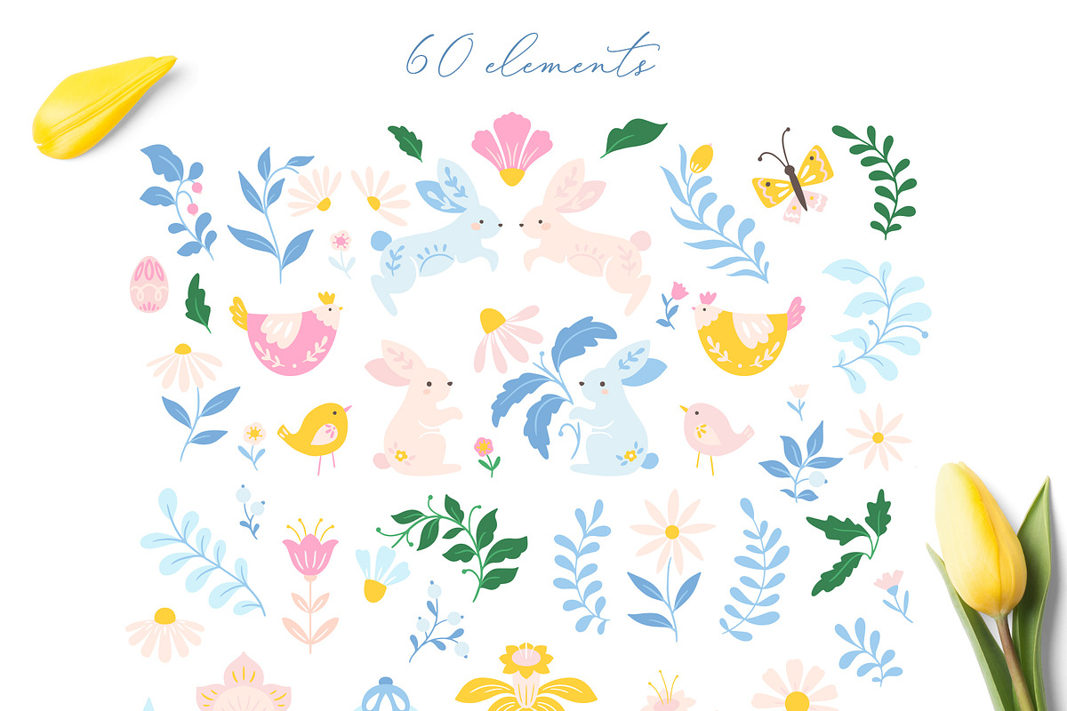 Folk Art Easter Illustrations & more, an Animal Illustration by Inna Moreva (Photo 4 of 13)