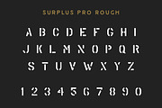 Surplus Pro - 2 Styles, a Font by Millieangelo (Thumbnail 3 of 3)