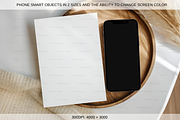 Boho 5x7 Card and Phone Mockup, an Advertising Mockup by TatiMockup (Thumbnail 2 of 3)