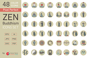 Zen Buddhism Icon Set, an Outline Icon by ÁRTICA (Thumbnail 2 of 4)