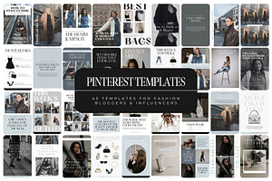 Fashion Blogger Pinterest Templates