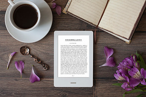 E-book Reader,MockUp