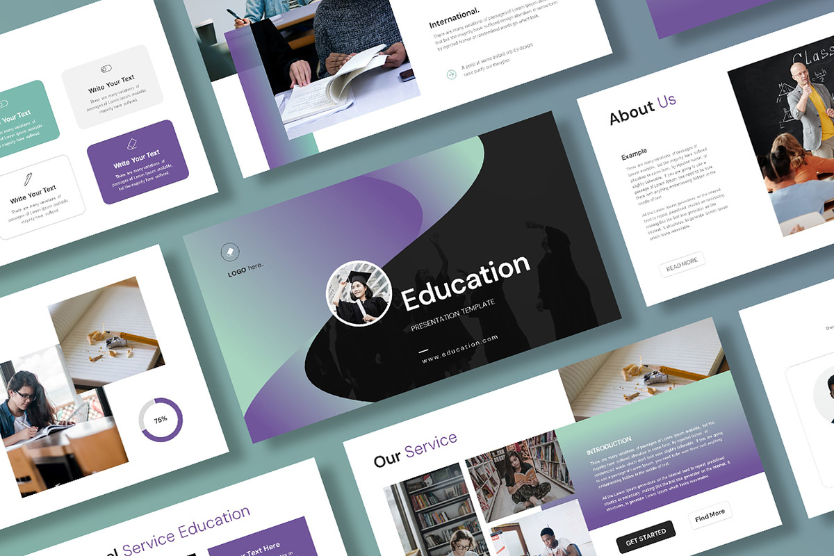 Education Presentation Template preview 2