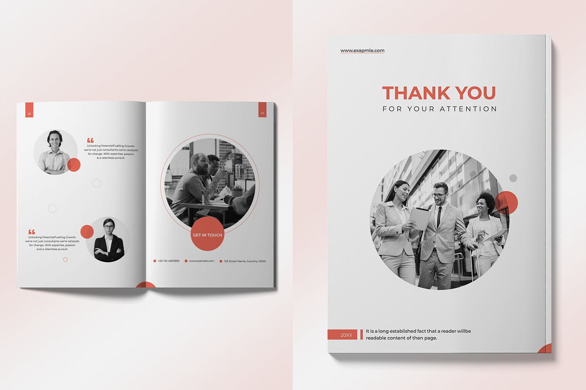 Agency Business Brochure Template, a Brochure Template by graphypix (Photo 8 of 8)