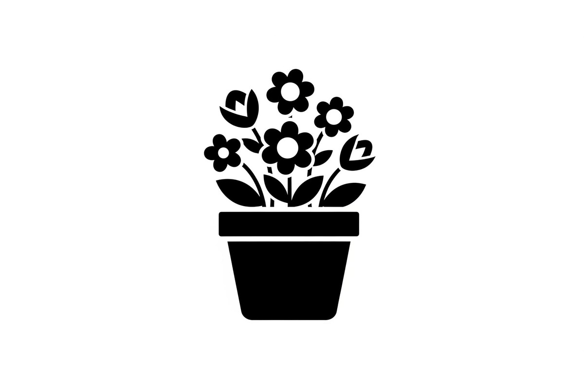 Flower Pot Silhouette Vector Bundle, an Illustration by jahid234 (Photo 34 of 49)