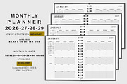 2026-2027-2028-2029 Ultimate Planner, a Stationery Template by MNT-Creator (Thumbnail 3 of 11)
