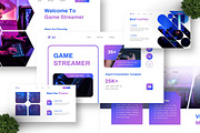 Game Streamer - Esport Powerpoint, a Presentation Template by Deepslide Studio (Thumbnail 5 of 6)