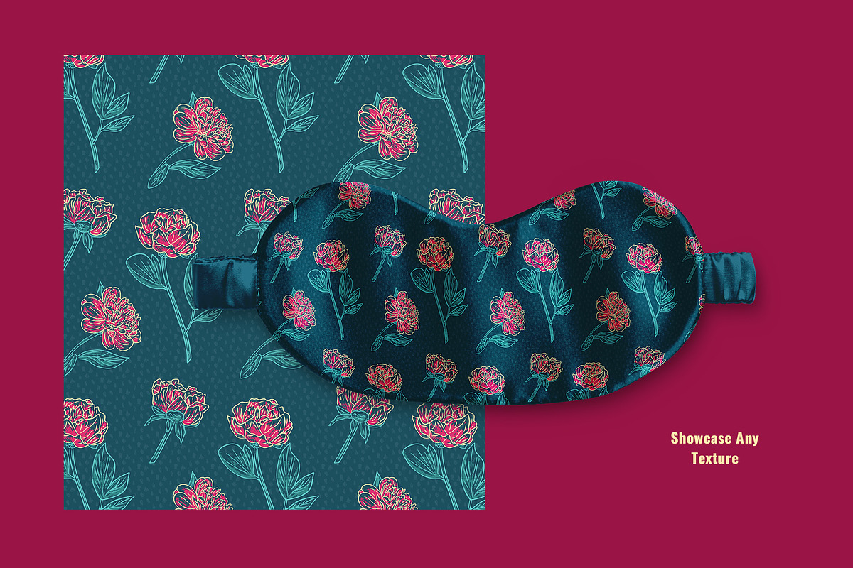 Soothing Sleeping Mask Mockup Set, an Advertising Mockup by Designertale (Photo 5 of 6)