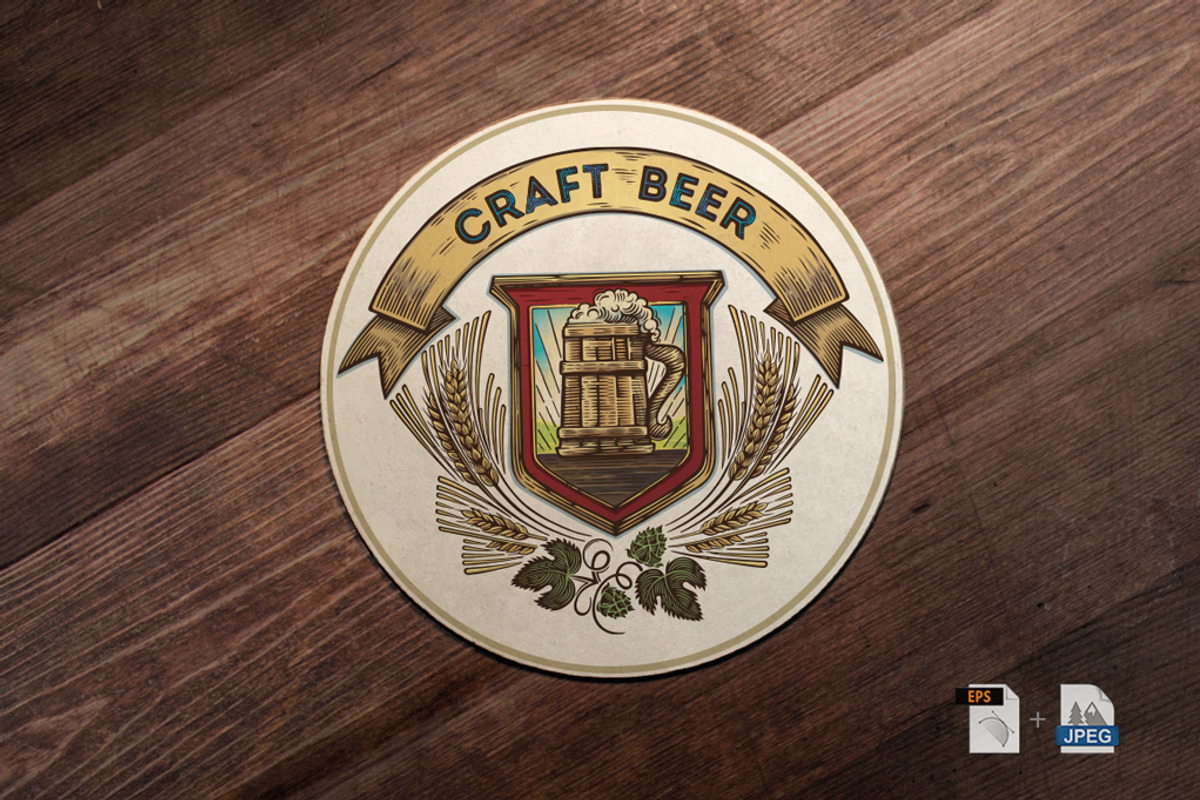 Beer label, a Food Illustration by Countryside life (Photo 10 of 10)