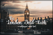 The London Gold Rush Script, a Script Font by Endless Time Graphics (Thumbnail 1 of 5)