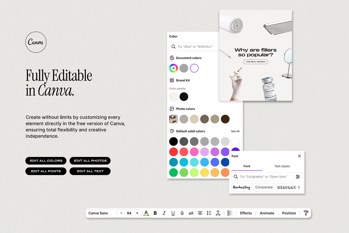 2026 Botox and Filler Instagram, a Social Media Template by Wildnun Studio (Photo 10 of 13)