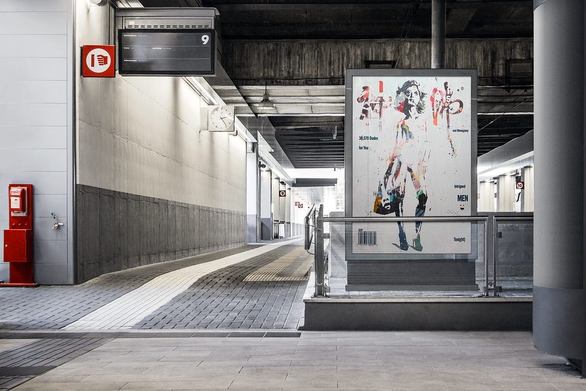 25 Advertising Poster Mockups Bundle, a Print Template by Giallo (Photo 17 of 52)