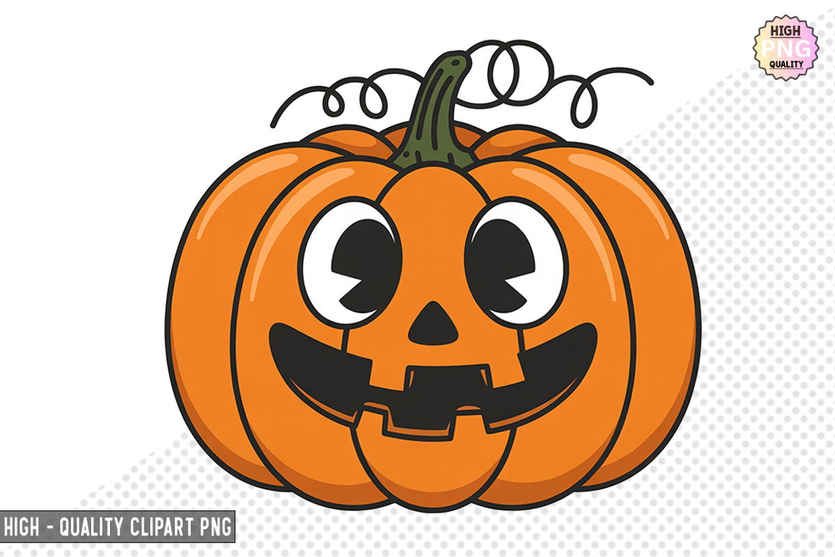 Halloween Pumpkin Clipart Bundle, a Graphic by crative8112 (Photo 6 of 10)