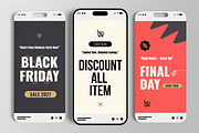 Black Friday Social Media Story Post, a Social Media Template by MightyDesign (Thumbnail 3 of 6)