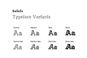 Rainis, a Font by Andrejs Kirma (Thumbnail 4 of 7)