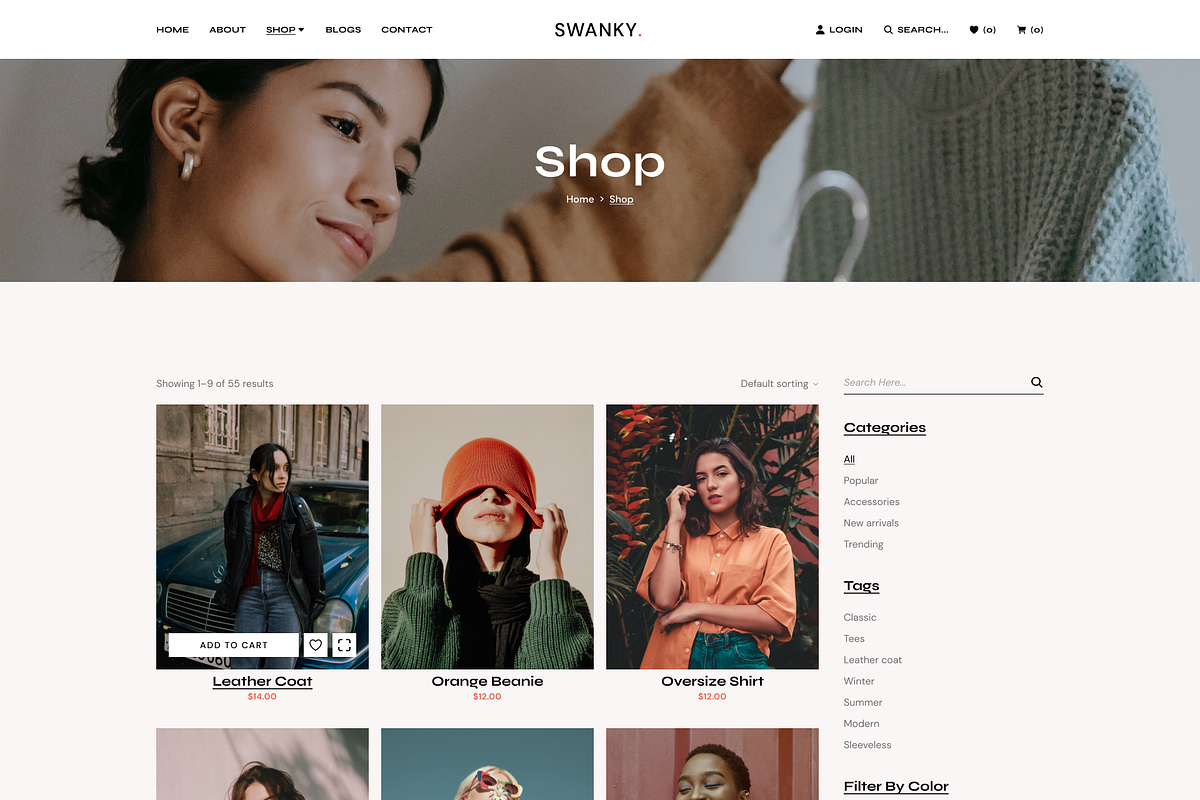 Swanky Fashion Store Figma Template, a Websites & App Template by TemplatesJungle (Photo 10 of 23)