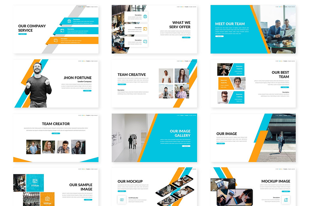 Siciliens - Google Slides Template, a Presentation Template by inspirasign (Photo 3 of 4)