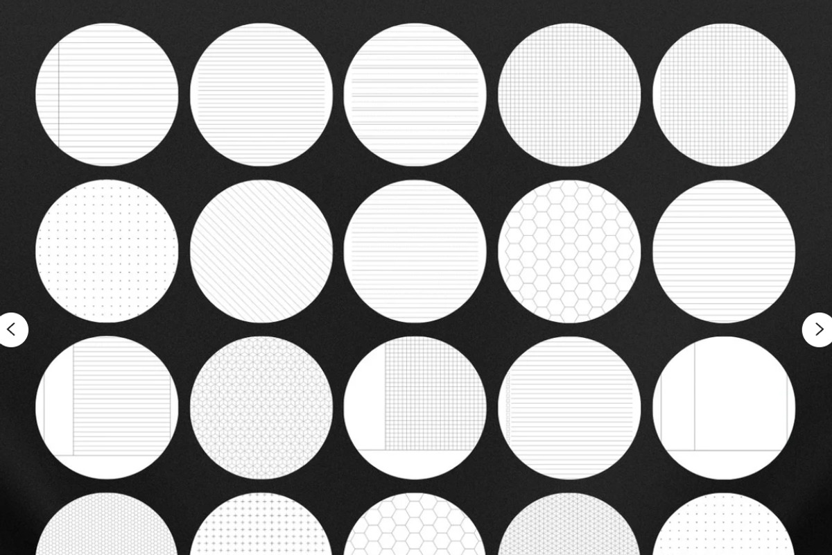 40 Lined and Graph Procreate Brushes, a Brush Add-On by palmettosvg (Photo 2 of 2)
