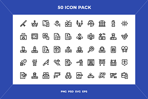 Legal services icons, an Outline Icon by Wencory