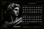 Dark Hermes Typeface, a Blackletter Font by alit design (Thumbnail 9 of 18)