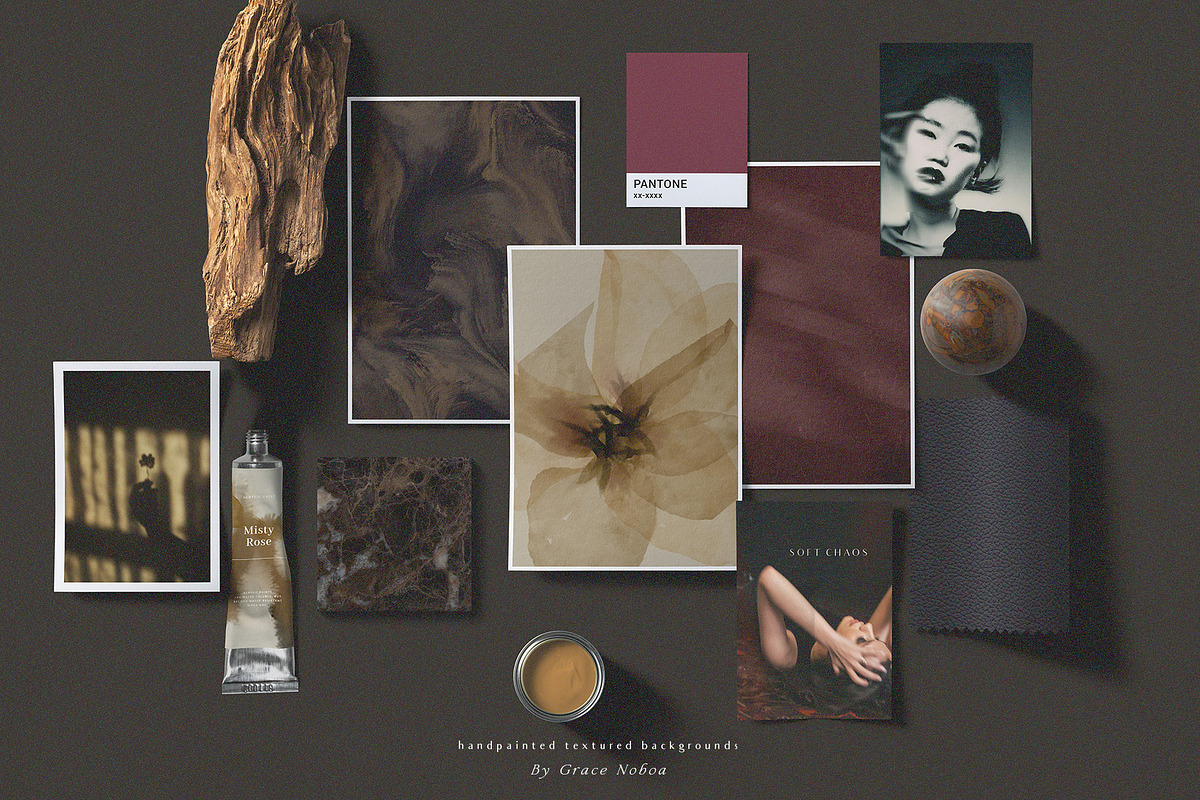 Organic Blurred textured backgrounds, a Background Graphic by Grace Noboa Illustrations (Photo 3 of 20)