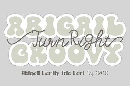 Abigail OTF, a Symbol Font by Tamawuku
