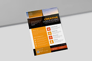 Modern Graphic Design Studio Flyer, a Flyer Template by BrandlyTemplate (Thumbnail 2 of 3)