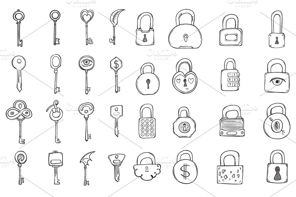707 Hand Draw doodle icons set, an Outline Icon by TKDoodle (Photo 8 of 17)