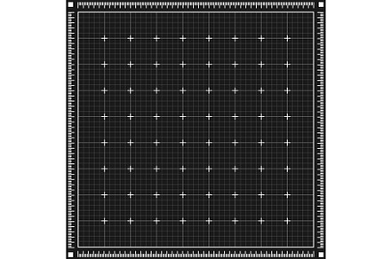 Blueprint graph paper black