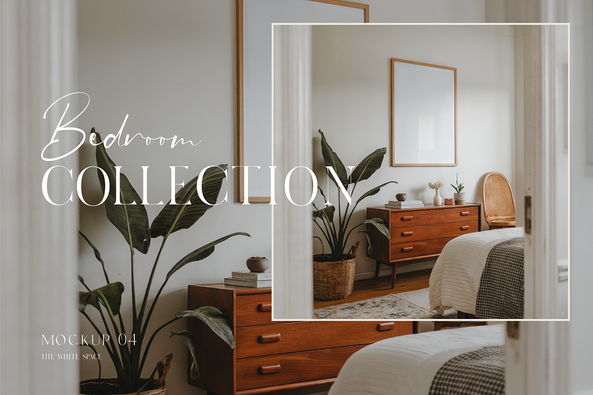 Bedroom Mockup Bundle | Multi-Size, a Household Mockup by The White Space Co. (Photo 5 of 9)