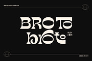 Broto - Display font & 100 ligatures, a Handwritten Font by Burntilldead (Thumbnail 1 of 16)