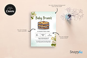 Brunch Shower Invitation Template, an Invitation Template by Snapybiz (Thumbnail 4 of 8)
