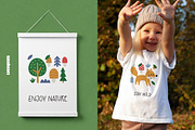 Woodland Animals Clipart & Patterns, an Animal Illustration by Ejevyaka (Thumbnail 8 of 8)