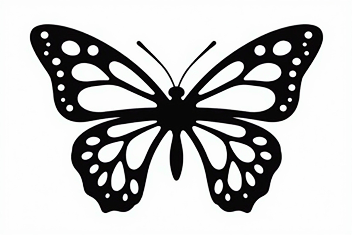 butterfly laser cut design, an Illustration by BIPLOB EXPERT (Photo 7 of 13)