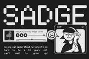 Sanxelda, a Symbol Font by graphicook (Thumbnail 6 of 10)