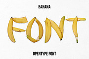 Banana Font, a Font by Handmadefont (Thumbnail 1 of 9)