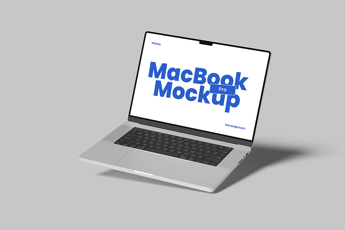 MacBook Pro Mockup, a Mac Mockup by Graphiculon (Photo 6 of 11)