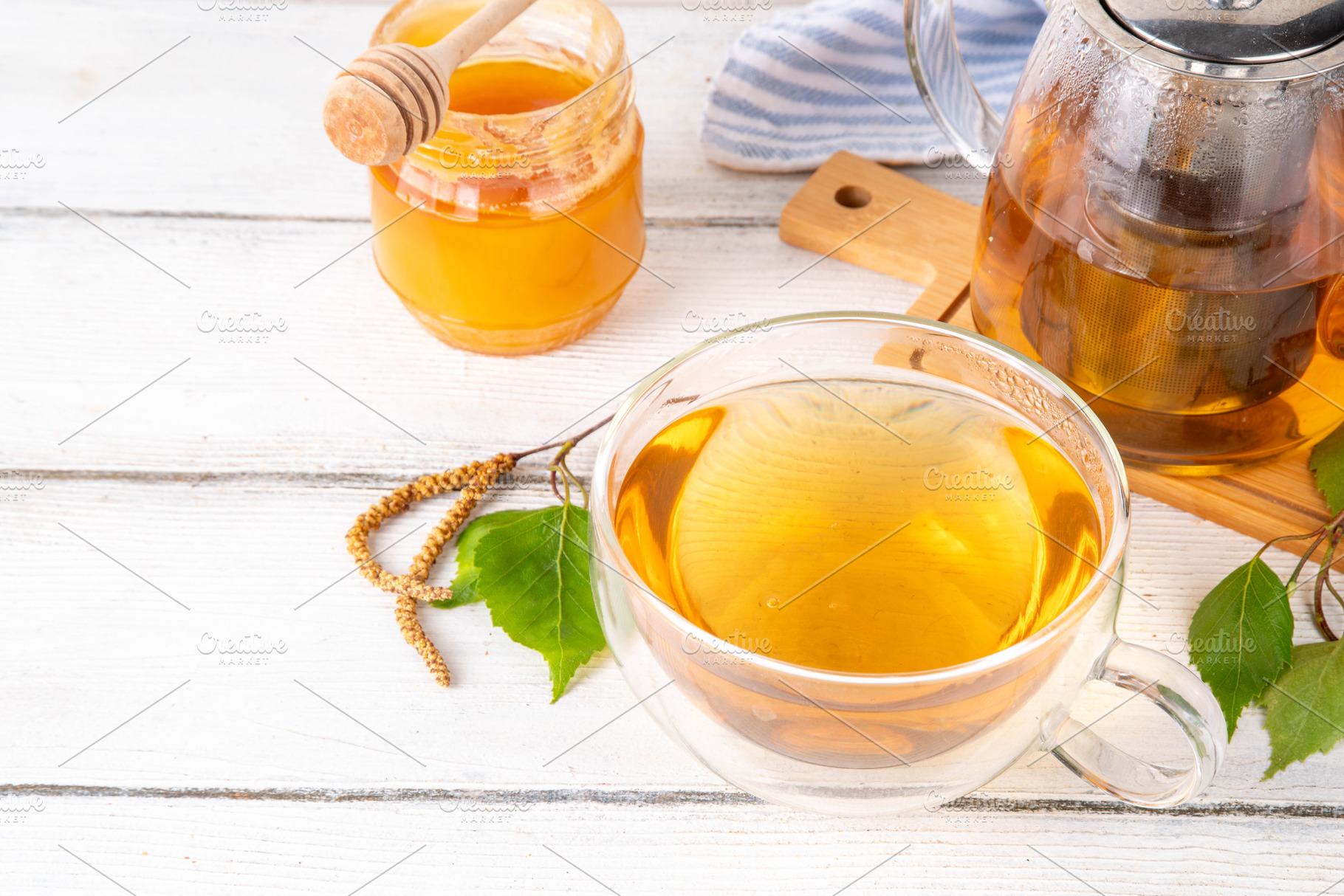 Natural organic birch tea, a Food & Drink Photo by Rimma