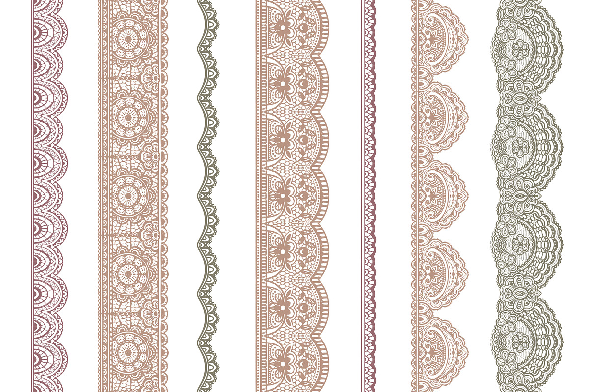Vintage Lace. Vector collection, a Pattern Graphic by Molly art (Photo 4 of 12)