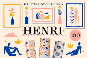 Henri — Abstract cut-out collection