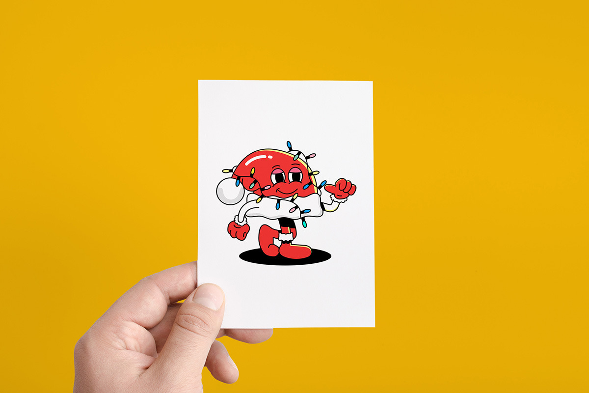 Groovy Christmas Characters set, an Object Graphic by Creative Graphics (Photo 7 of 7)