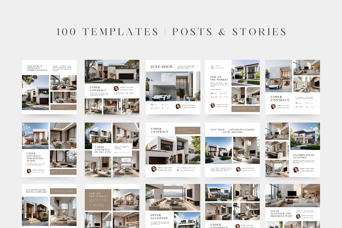 Real Estate Instagram Content Kit, a Social Media Template by Instprofi | Studio Estimo (Photo 20 of 37)