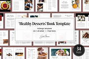 Healthy Desserts Recipe Book, a Magazine Template by SonaGeciova (Thumbnail 1 of 19)