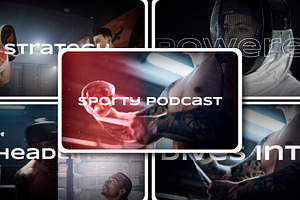 Sport Podcast Intro After Effect, a Social Media Template by Loin Studio