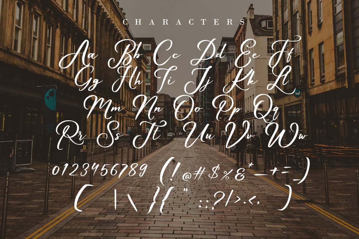 Wellington Script, a Script Font by Debut Studio (Photo 7 of 8)