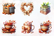 Neutral Rustic Coquette Fall Clipart, an Illustration by RobertsArt (Thumbnail 3 of 7)